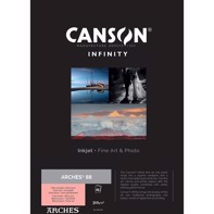 Canson Arches 88 Rag (Pure White) 310 - 5" x 7" , 25 sheets